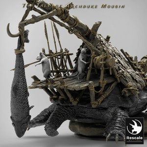 Turtle by Rescale Miniatures - Tale of Archduke Mousin| D&D | Dungeons Dragons | Pathfinder | Wargaming | TTRPG | RPG