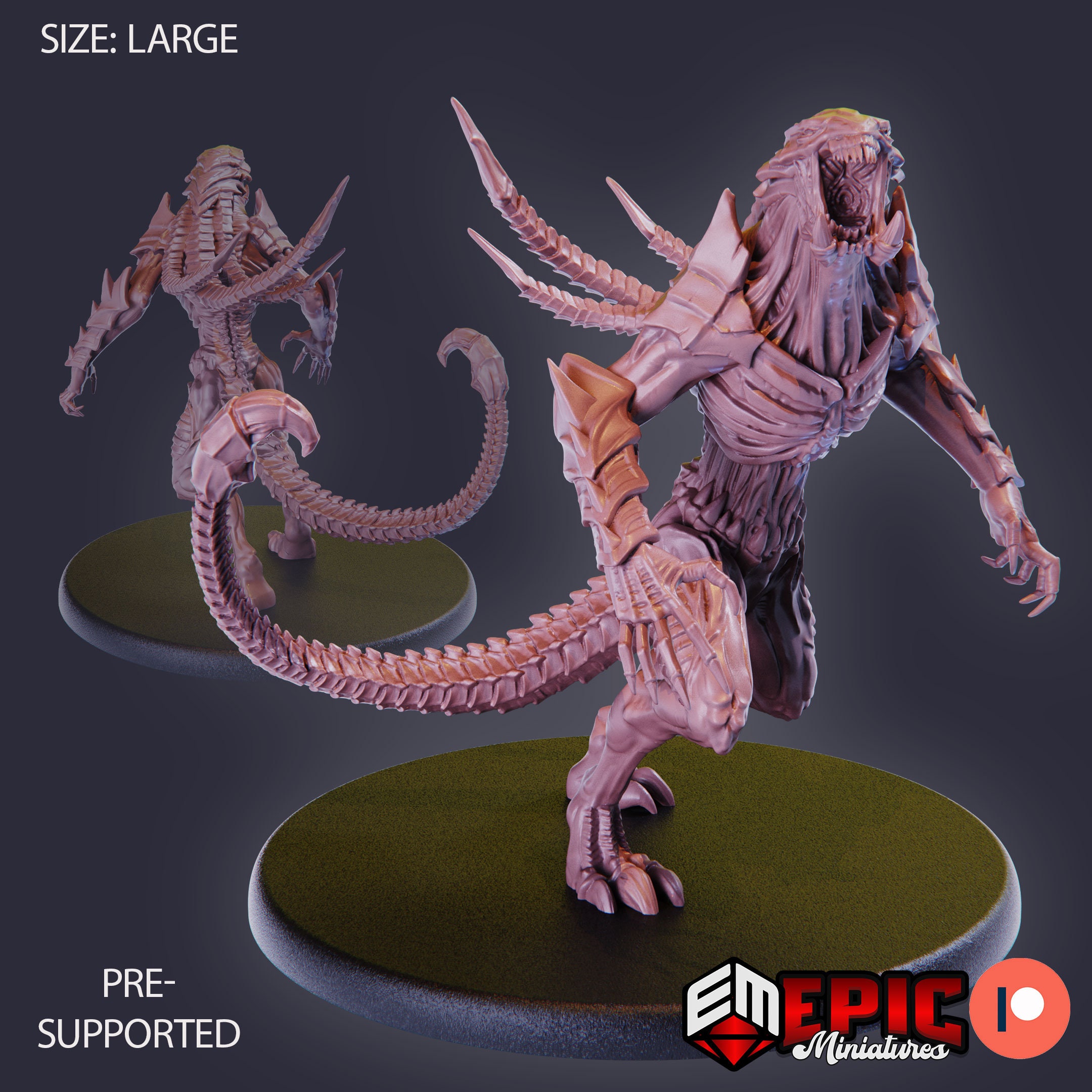 Alien Beast | Endless Nightmare | Unpainted Resin Miniature for