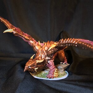 Copper Dragon by Rescale Miniatures| D&D | Dungeons Dragons | Pathfinder | Wargaming | TTRPG | RPG