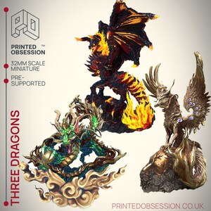 Three Dragons by Printed Obsession