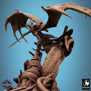 Zhaelyss Ophidian Queen by Rescale Miniatures - Fate Unbound | D&D | Dungeons Dragons | Pathfinder | Wargaming | TTRPG | RPG