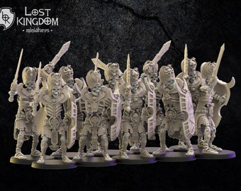 Skeleton Regiment by The Lost Kingdom Miniatures - Undying Dynasty