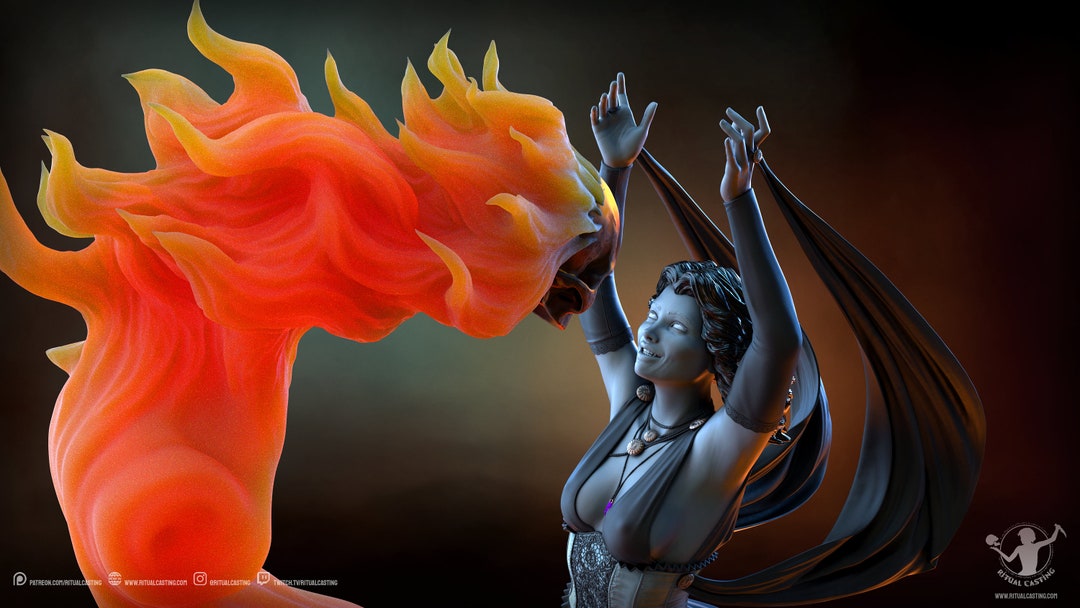 Lyra Weekend Ritual Lyra by Ritual Casting | MATURE | Unpainted Resin Miniature for Dnd RPG ...