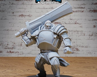 Fire Giant  | Savage Attack | Unpainted Resin Miniature for DnD RPG Tabletop