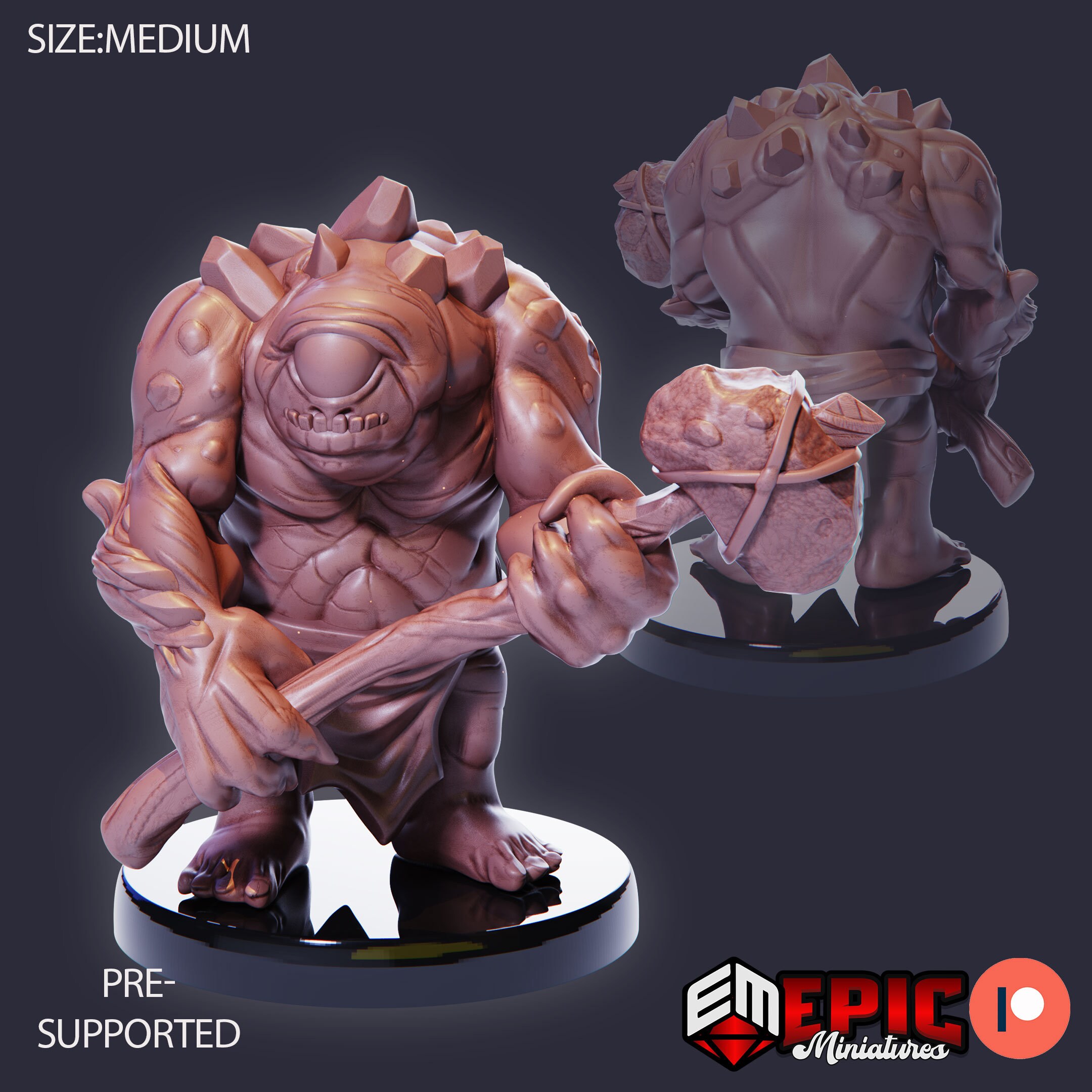Dwarf Cyclops by Epic Miniatures - Etsy