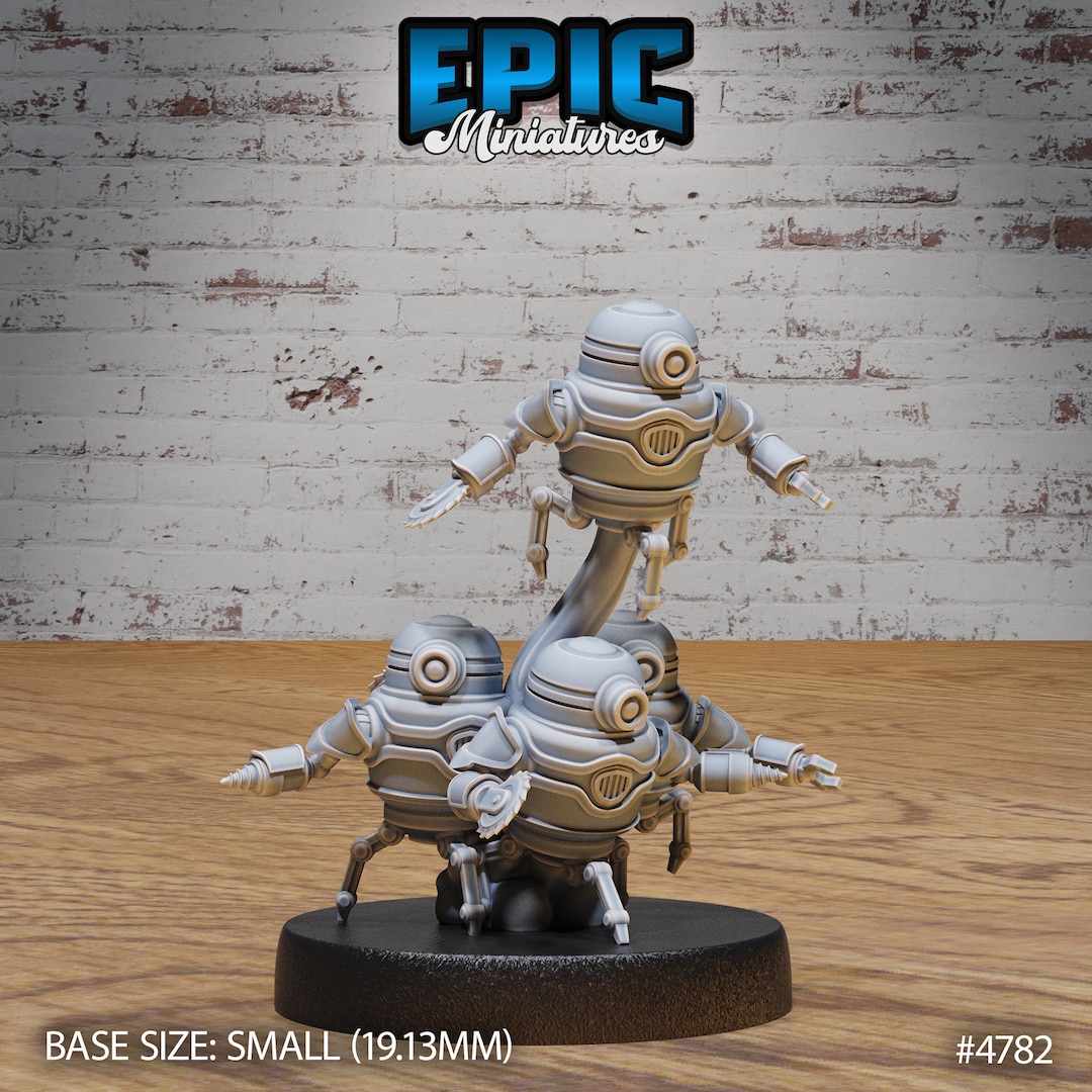Automaton Swarm | Steam Society | Unpainted Resin Miniature for Dnd RPG ...