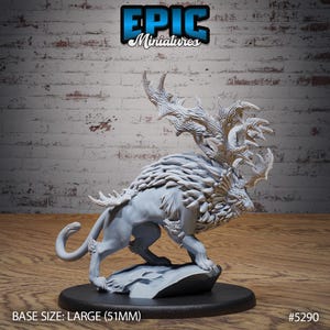 Horned Forest Beast by Epic Miniatures | Oriental Fortress