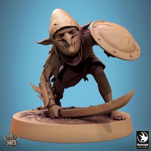 Goblins by Rescale Miniatures | Cliffside Orcs | D&D | Dungeons Dragons | Pathfinder | Wargaming | TTRPG | RPG