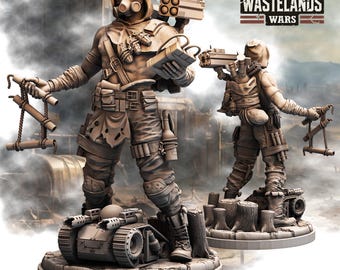 Wasteland Wars by Haito | Unpainted Resin Miniature for DnD RPG Tabletop