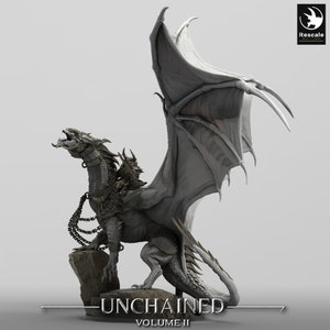 War Dragon by Rescale Miniatures | Unchained 2| D&D | Dungeons Dragons | Pathfinder | Wargaming | TTRPG | RPG