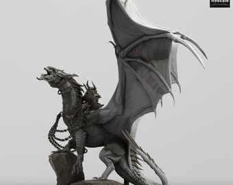War Dragon by Rescale Miniatures | Unchained 2 | Unpainted Resin Miniature for DnD RPG Tabletop