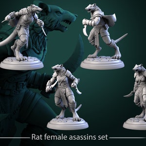 Rat Female Assassins by White Werewolf Tavern