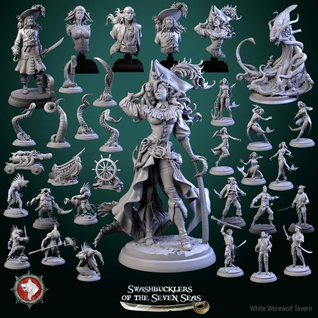 swashbucklers-of-the-seven-seas-unpainted-resin-miniature-for-dnd-rpg