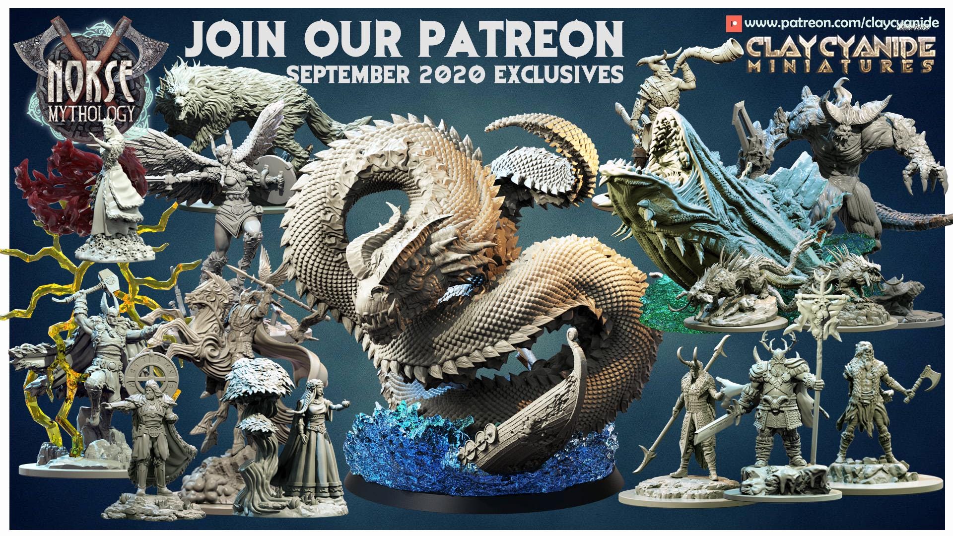 Norse Mythology by Clay Cyanide Miniatures