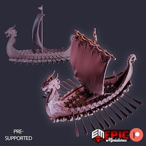 Viking Longboat by Epic Miniatures