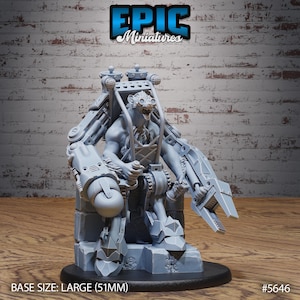 Artificer Gnoll / Construct Queen / Queen&#39;s Knight Construct by Epic Miniatures | Mechanus Clockwork