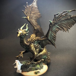 Bronze Dragon by Rescale Miniatures| D&D | Dungeons Dragons | Pathfinder | Wargaming | TTRPG | RPG
