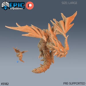 Young Horn Dragon by Epic Miniatures | Dragon&#39;s Reign