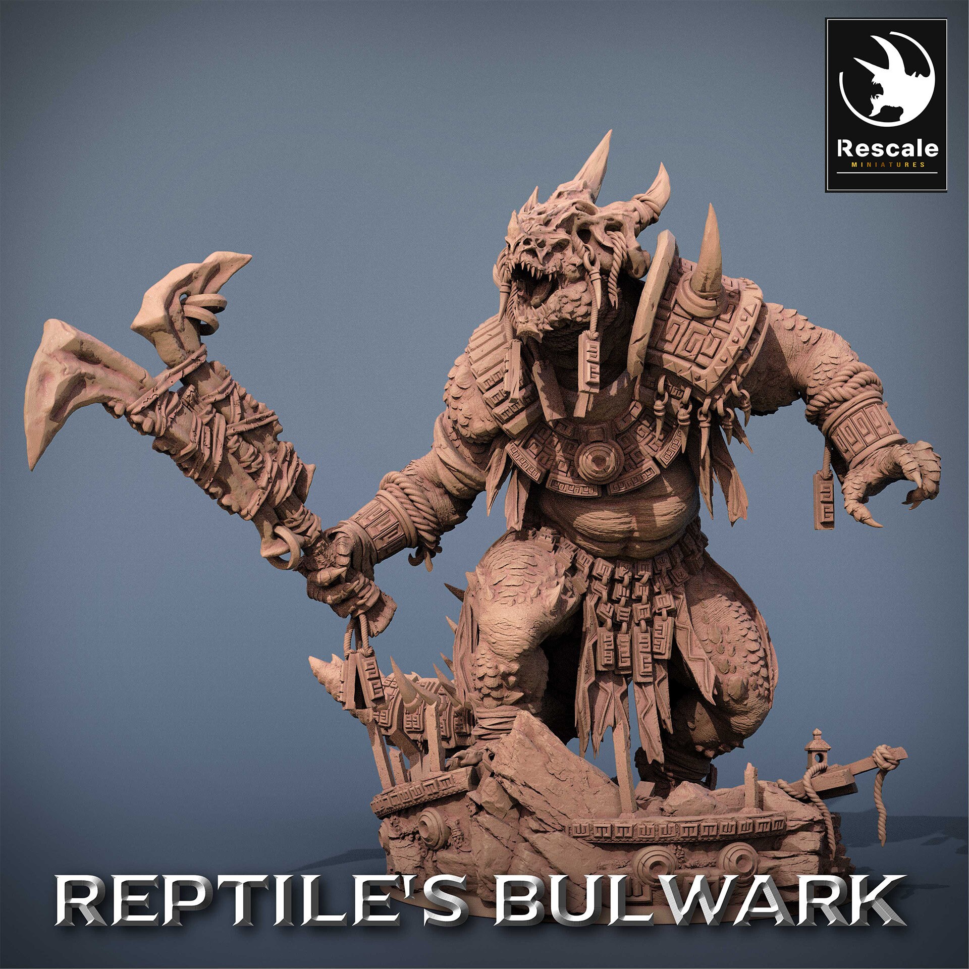 Reptiles Bulwark by Rescale Miniatures | Unpainted Resin Miniature for ...