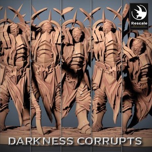 Dark Knight Scythe by Rescale Miniatures| D&D | Dungeons Dragons | Pathfinder | Wargaming | TTRPG | RPG