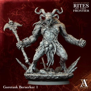 Goretusk Berserker by Archvillain Games | Hordes of Wrath