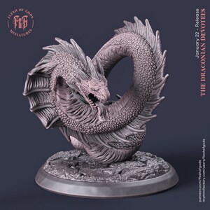 Draconian Devotees | Unpainted Resin Miniature for DnD RPG Tabletop