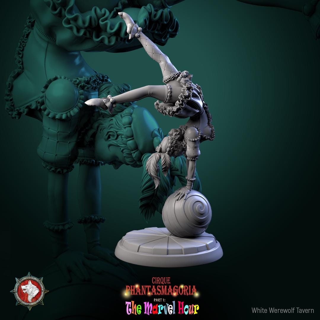 Cirque Phantasmagoria | Unpainted Resin Miniature for Dnd RPG