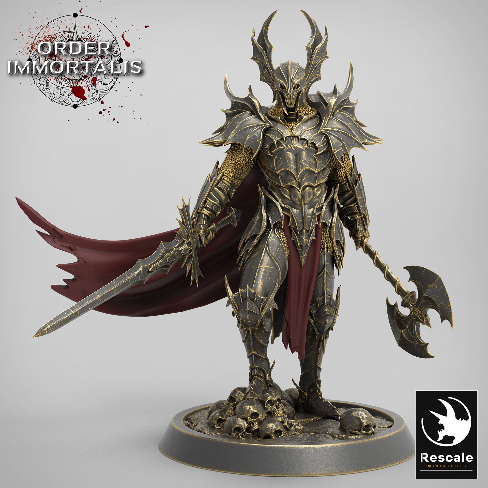 Blood Knight CG by Rescale Miniatures - Order Immortalis | Unpainted ...