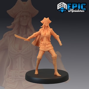 Pirate Boatswain / Cutthroat / Gunner by Epic Miniatures - Pirate&#39;s Voyage