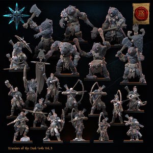 Warriors of the Dark Gods Vol 3 by The Lost Kingdom Miniatures