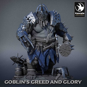 Goblin Ogres by Rescale Miniatures| D&D | Dungeons Dragons | Pathfinder | Wargaming | TTRPG | RPG