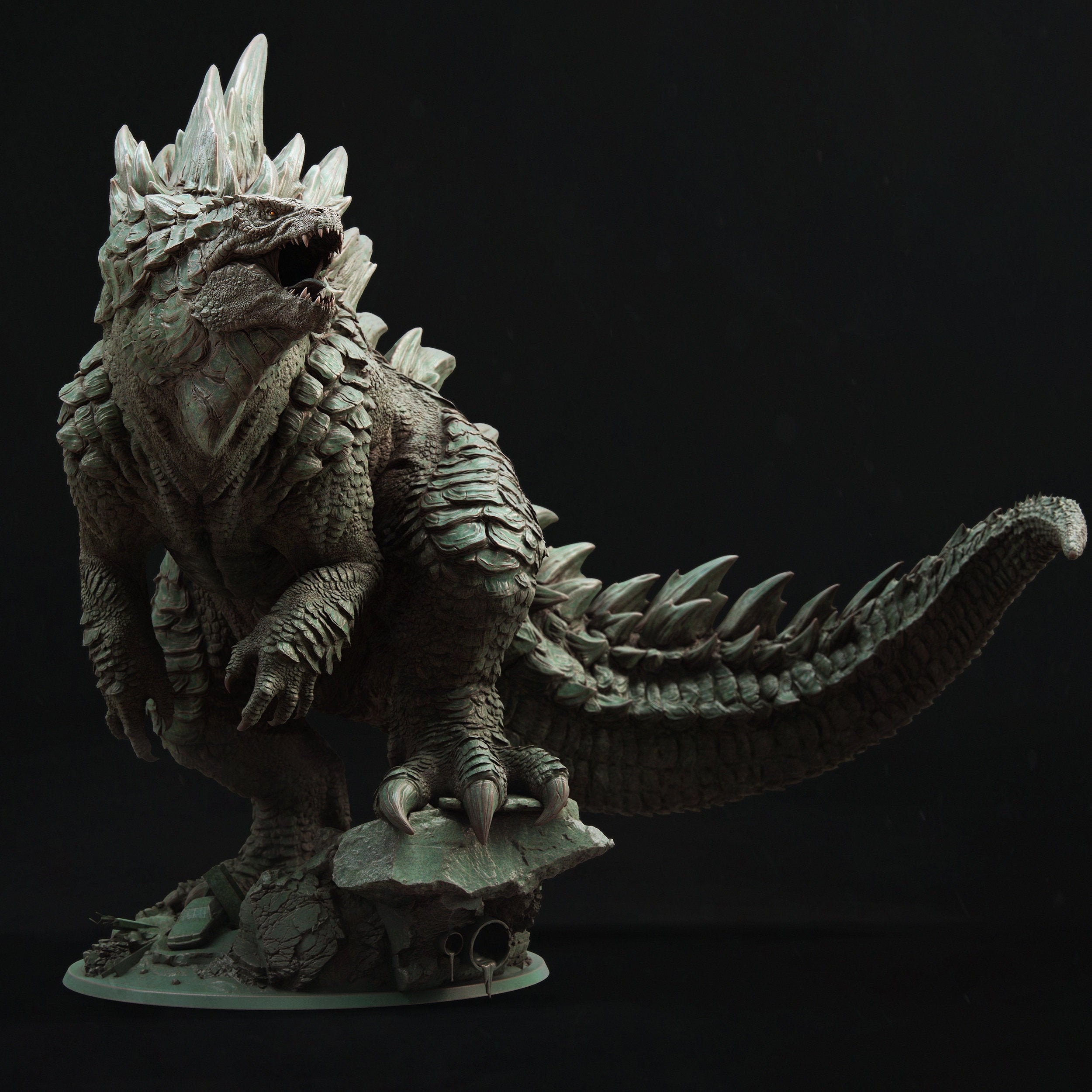 Godzilla mini figure - Etsy 日本