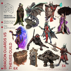 Dragon&#39;s Guard vs Thieves Guild by Printed Obsession