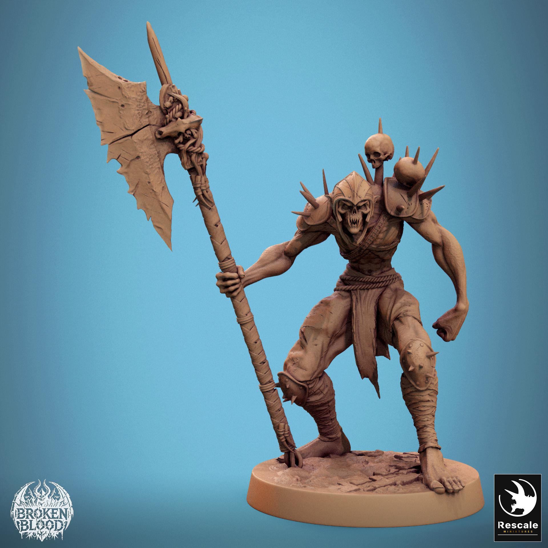 Pathfinder Ravager Ghoul Ravagers by Rescale Miniatures | Broken Blood| D&D | Dungeons ...