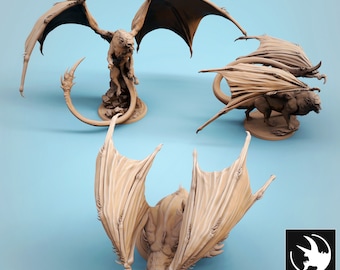 Manticore by Rescale Miniatures | Unpainted Resin Miniature for DnD RPG Tabletop