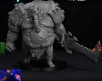 Abomination Plaguebringer | Unpainted Resin Miniature for DnD RPG Tabletop