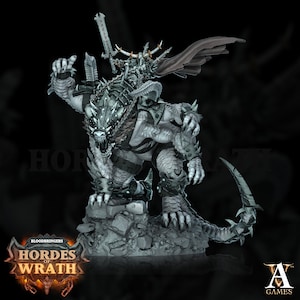 Grumlak Riders by Archvillain Games | Hordes of Wrath| D&D | Dungeons Dragons | Pathfinder | Wargaming | TTRPG | RPG