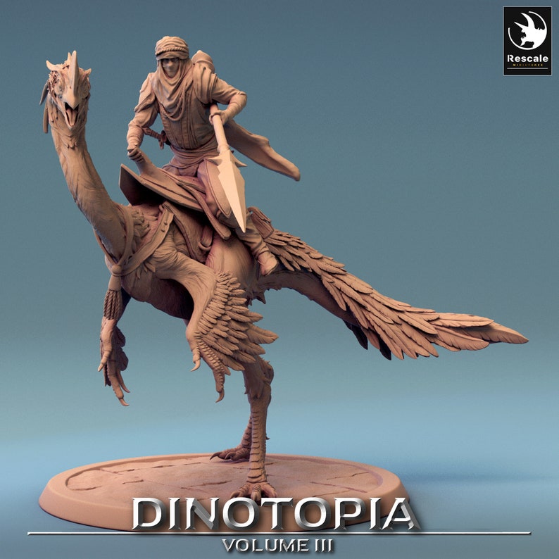 Oviraptor by Rescale Miniatures | Dinotopia III | Unpainted Resin ...