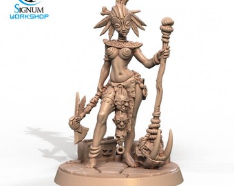Seda by Signum Workshop | Unpainted Resin Miniature for DnD RPG Tabletop