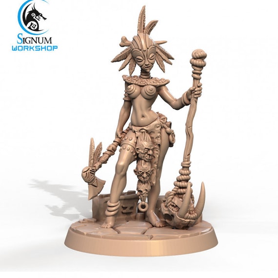 Seda by Signum Workshop | Unpainted Resin Miniature for DnD RPG Tabletop