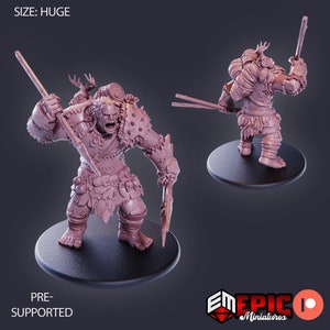 Hill Giants by Epic Miniatures - Dwarven Mines