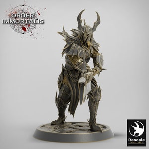 Blood Knight Halberd Squad by Rescale Miniatures - Order Immortalis| D&D | Dungeons Dragons | Pathfinder | Wargaming | TTRPG | RPG