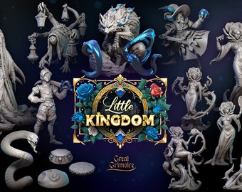 Little Kingdom | Unpainted Resin Miniature for DnD RPG Tabletop
