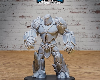 Myrmidon Earth  | Savage Attack | Unpainted Resin Miniature for DnD RPG Tabletop