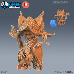 Catfolk Druid by Epic Miniatures | Little Folk