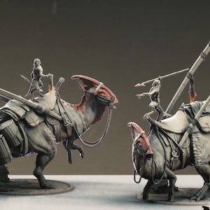 Parasaurolophus by Rescale Miniatures - Dynotopia| D&D | Dungeons Dragons | Pathfinder | Wargaming | TTRPG | RPG
