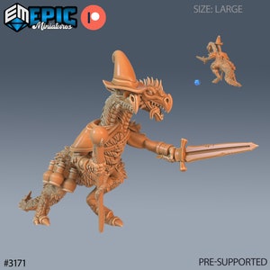 Two Headed Dragon Adventurer by Epic Miniatures | Dragon&#39;s Reign