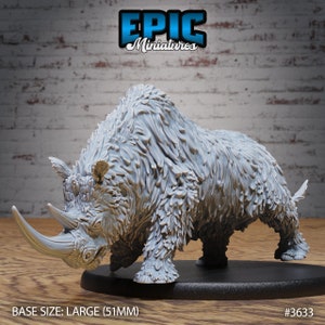 Woolly Rhinos by Epic Miniatures | Ice Age Madness