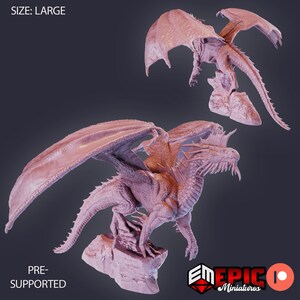 Silver Dragon by Epic Miniatures - Guild of Thieves