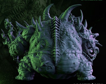 MONSTER MOUTH GLUTTONY　BLOCK / Sサイズ Gluttony by Dark Gods | Unpainted Resin Miniature for Dnd RPG